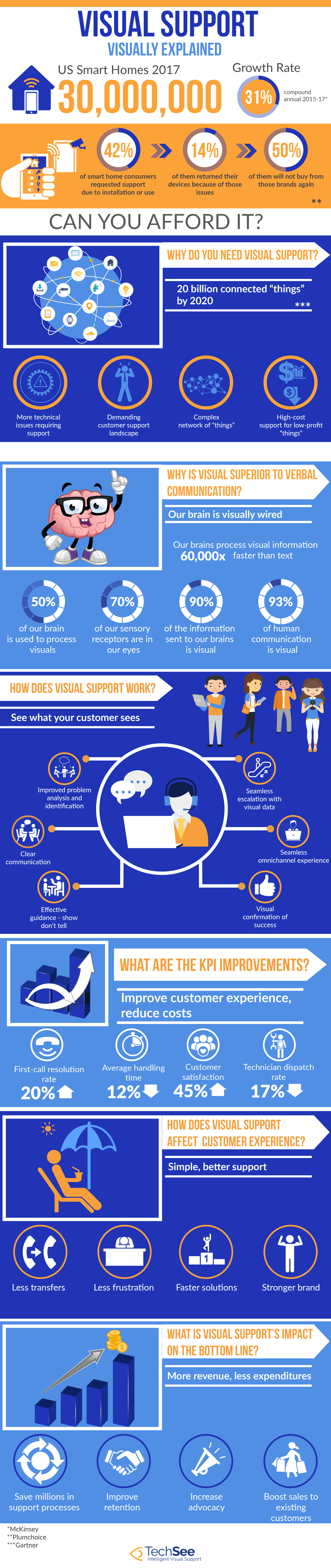 Visual Support Infographic