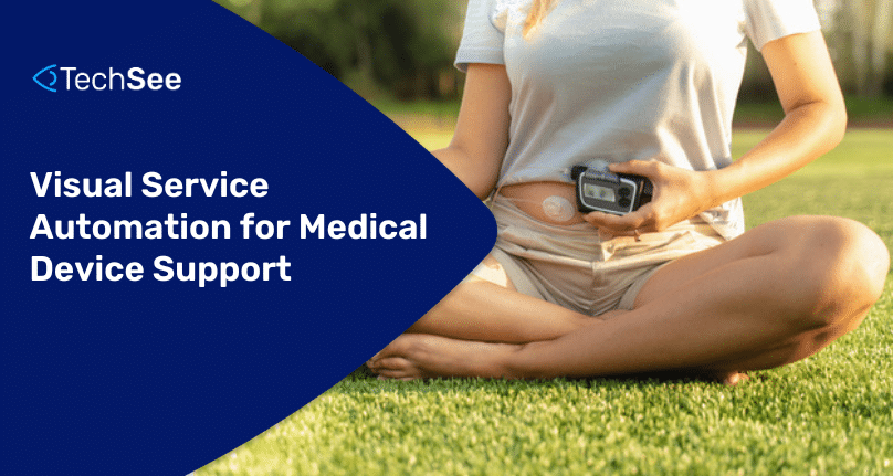 Visual support for medical devices